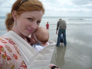 We redheads enjoying the beach tremendously