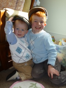 Handsome wee little men in the making.